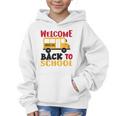 Welcome Back To School For Bus Drivers First Day Of School Graphic Kid Hoodie Welcome Back To School For Bus Drivers First Day Of School Graphic Kid Hoodie
