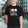 100 Days Of School Baseball Boys Kids Colorful 100th Day Graphic Youth