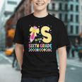 6th Grade Style Unlocked! Pencil Bow Back to School Youth T-shirt