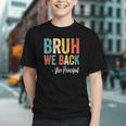 Bruh We Back Vice Principal Retro Back to School Youth T-Shirt Bruh We Back Vice Principal Retro Back to School Youth T-Shirt