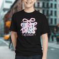 Coquette Bow Happy First Day Of School Back To School Retro Graphic Youth Coquette Bow Happy First Day Of School Back To School Retro Graphic Youth
