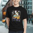 Cruising 100 Days Smarter! Goat Bus Back to School Youth T-Shirt Cruising 100 Days Smarter! Goat Bus Back to School Youth T-Shirt