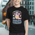 Curious Kids Axolotl Questions Back to School Youth T-Shirt Curious Kids Axolotl Questions Back to School Youth T-Shirt