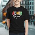 Cute Admin Squad Back to School Office Youth T-Shirt Cute Admin Squad Back to School Office Youth T-Shirt