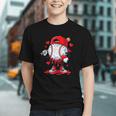 Cute Game Day Baseball Ice Cream Drip Valentine Love XOXO Graphic Youth