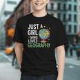 Exploring the World! Back to School Geography Girls Youth T-Shirt