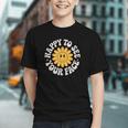 Groovy Daisy Smile Back to School Youth T-shirt Groovy Daisy Smile Back to School Youth T-shirt