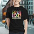 Groovy Floral Office Staff Vibe Back to School Youth T-Shirt Groovy Floral Office Staff Vibe Back to School Youth T-Shirt