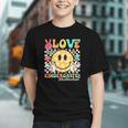 Groovy Kindergarten Smiles Back to School Youth T-shirt Groovy Kindergarten Smiles Back to School Youth T-shirt
