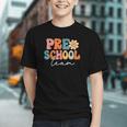 Groovy Preschool Team Vibes Back to School Youth T-shirt Groovy Preschool Team Vibes Back to School Youth T-shirt