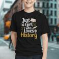 History-Loving Girl! Fun Back to School Youth T-Shirt