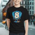 Ice Cream Baseball Glove 8th Birthday Edition Graphic Youth Ice Cream Baseball Glove 8th Birthday Edition Graphic Youth