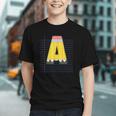 Letter A Pencil Sketch Back to School Youth T-Shirt Letter A Pencil Sketch Back to School Youth T-Shirt