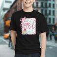 Pink Coquette Bow Preppy Back to School Youth T-Shirt Pink Coquette Bow Preppy Back to School Youth T-Shirt