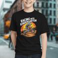 Racing into Kindergarten! Dirt Bike Back to School Youth T-shirt