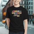 School Custodian Rocks Shirt Back To School Groovy Graphic Youth School Custodian Rocks Shirt Back To School Groovy Graphic Youth