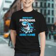 Shark Attack! Roaring into Preschool Back to School Youth T-Shirt Shark Attack! Roaring into Preschool Back to School Youth T-Shirt