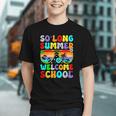 So Long Summer Welcome School Back To School Academic Year Graphic Youth So Long Summer Welcome School Back To School Academic Year Graphic Youth