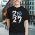 Spirited Cheer Blue Class of 2027 Back to School Youth T-Shirt Spirited Cheer Blue Class of 2027 Back to School Youth T-Shirt