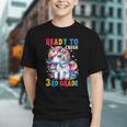 Student Unicorn Ready Back To School Crush 3rd Grade Girls Graphic Youth