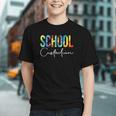 Vibrant Tie Dye Custodian Back to School Youth T-Shirt Vibrant Tie Dye Custodian Back to School Youth T-Shirt