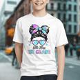 1st Grade Vibes Messy Bun Back to School Youth T-shirt 1st Grade Vibes Messy Bun Back to School Youth T-shirt
