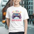 5th Grade Level Unlocked Shirt – Gamer Back To School Performance Graphic Youth