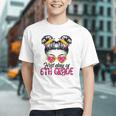 6th Grade Vibes Messy Bun Back to School Youth T-Shirt 6th Grade Vibes Messy Bun Back to School Youth T-Shirt