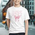 Class Of 2027 Preppy Coquette Bow Back To School Graduation Premium Tri-Blend Graphic Youth