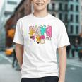 Coquette Bows & Para Pride: Back to School Youth T-shirt Coquette Bows & Para Pride: Back to School Youth T-shirt