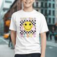 Groovy 3rd Grade Smile Face Back to School Youth T-shirt Groovy 3rd Grade Smile Face Back to School Youth T-shirt
