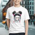 Little Miss Pre-K Messy Bun Back to School Youth T-shirt Little Miss Pre-K Messy Bun Back to School Youth T-shirt