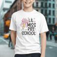 Little Miss Preschool Vibes Back to School Youth T-shirt Little Miss Preschool Vibes Back to School Youth T-shirt