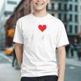I Love Mamie Heart Grandma Grandmother Grandparent Raglan Baseball Tee Graphic Youth