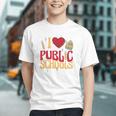 Show Your Pride! I Love Public Schools Back to School Youth T-shirt Show Your Pride! I Love Public Schools Back to School Youth T-shirt