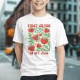 Sweet Strawberry First Grade Is My Jam Back to School Youth T-shirt