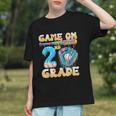 2nd Grade Back To School Baseball Drip Ice Cream Game On Graphic Youth