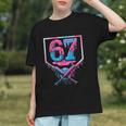 67 Six Seven Baseball Ice Cream Drip Cool Meme 67 Graphic Youth