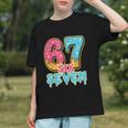 Baseball Drip Number 67 Player Trendy 6 7 Meme Graphic Youth