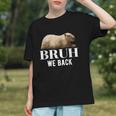 Bruh We Back To School Capybara First Day Of School Graphic Youth Bruh We Back To School Capybara First Day Of School Graphic Youth