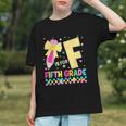 F Is For Fifth Grade Back To School Pencil Bow 5th Grade Kid Graphic Youth