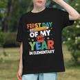 First Day Of My Last Year In Elementary Back To School Graphic Youth First Day Of My Last Year In Elementary Back To School Graphic Youth