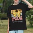 Groovy Coquette Bow Back to School Dyslexia Youth T-Shirt Groovy Coquette Bow Back to School Dyslexia Youth T-Shirt