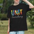 Groovy Tie Dye Unit Secretary Back to School Youth T-shirt Groovy Tie Dye Unit Secretary Back to School Youth T-shirt