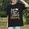 History-Loving Girl! Fun Back to School Youth T-Shirt