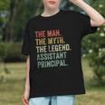 Man Myth The Legend Assistant Principal Dad Back To School Graphic Youth