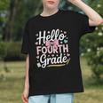 Pink Bows and Hearts 4th Grade Back to School Youth T-Shirt Pink Bows and Hearts 4th Grade Back to School Youth T-Shirt