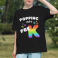 Popping Into Pre K Kid's Back To School Pop It Fidget Toy Graphic Youth