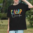 Vibrant Tie Dye Camp Director Back to School Youth T-shirt