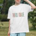 Groovy 3rd Grade Vibes Back to School Youth T-Shirt